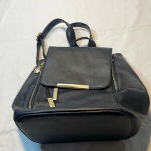 Black Backpack Purse.